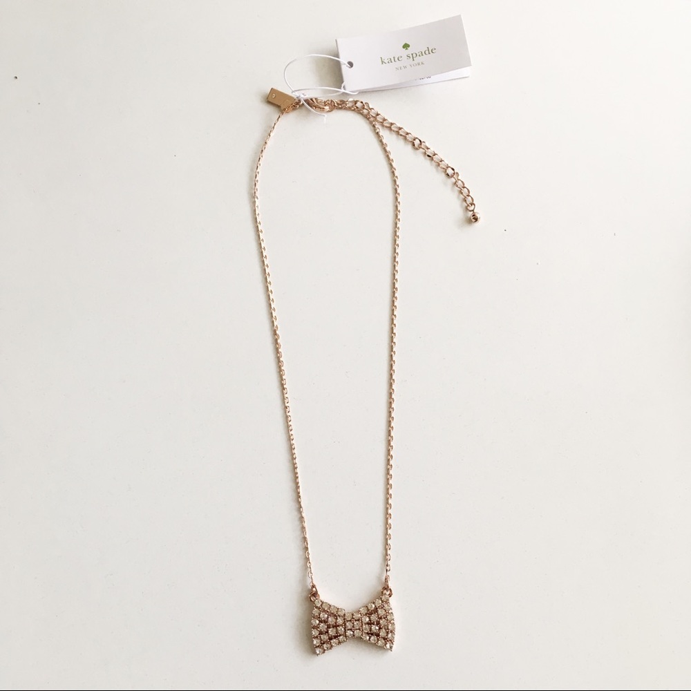 Kate Spade Sparkly Bow 🎀 Necklace